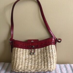 Cute wicker purse